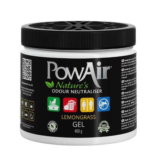 Hovedbilde Odour Neutraliser (Lemongrass) Gel 400g, PowAir