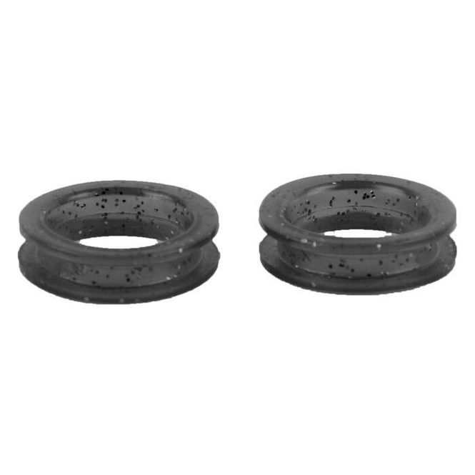 Hovedbilde Finger Ring 22 mm Black Glitter Scissor rings 2 ...