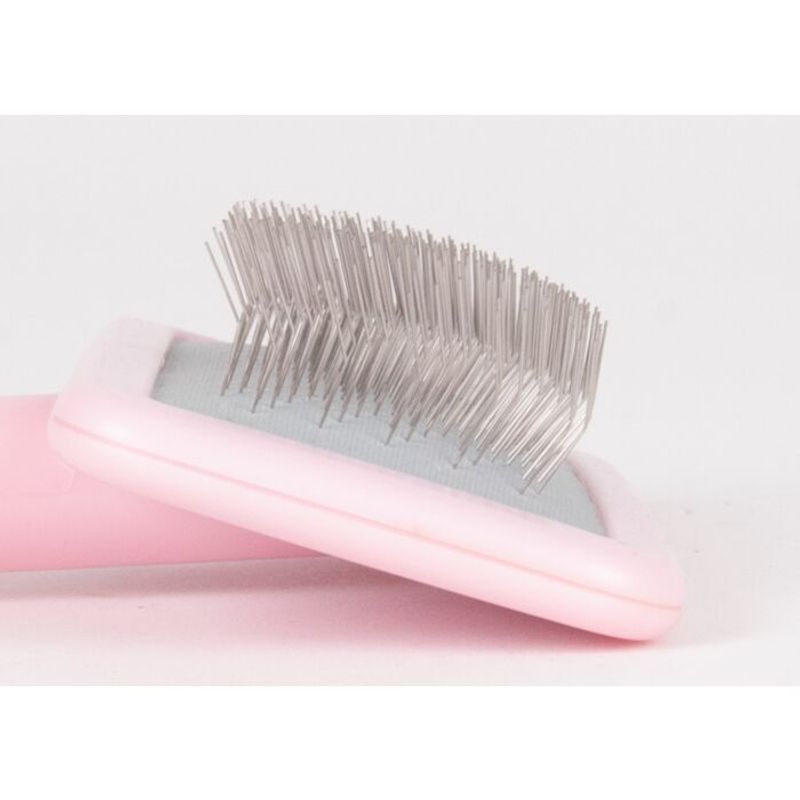 Smooth Touch Slicker Brush Small - Pink, Show Tech