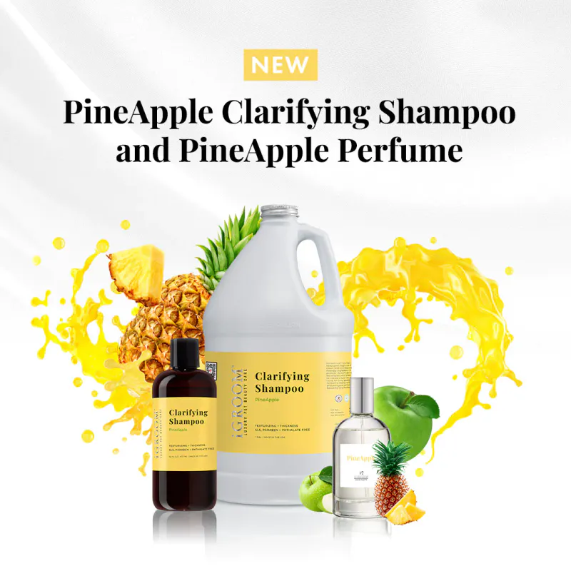 Clarifying Shampoo PineApple 3,78l, iGROOM