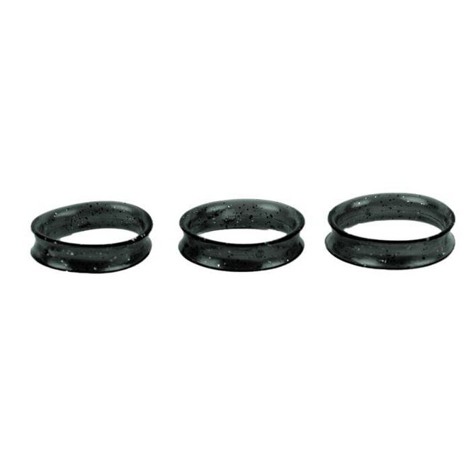 Hovedbilde Finger Ring 22 mm Black Fine Glitter Scissor ...