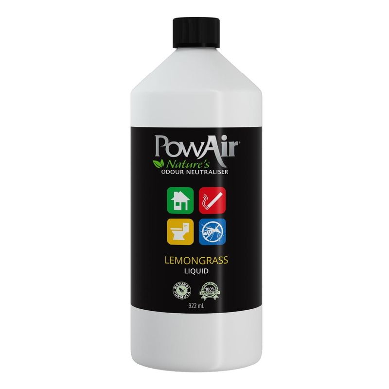 Odour Neutraliser Liquid (Lemongrass) 922ml, PowAir