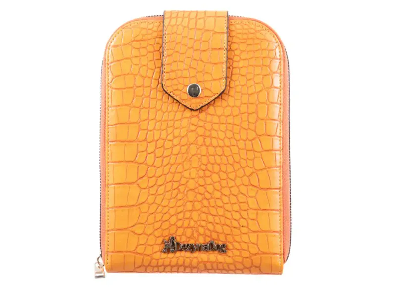 Orange Croc Small Scissor Case – 3 Scissors, Dezynadog