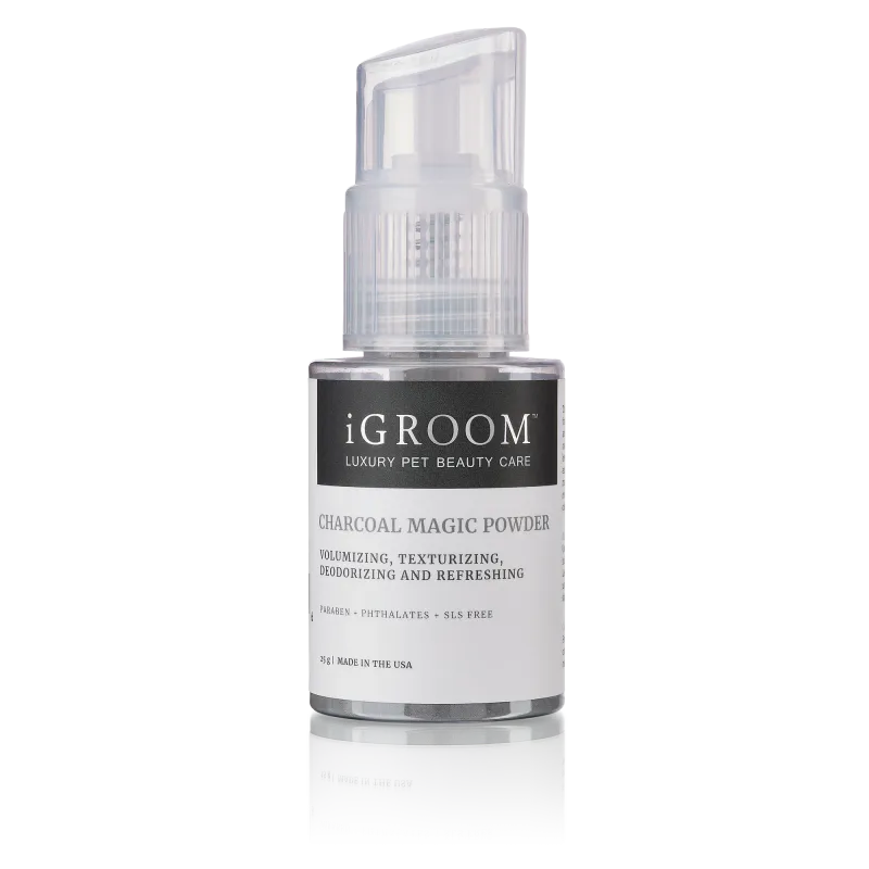 Charcoal Magic Powder (Sort) 25g, iGROOM