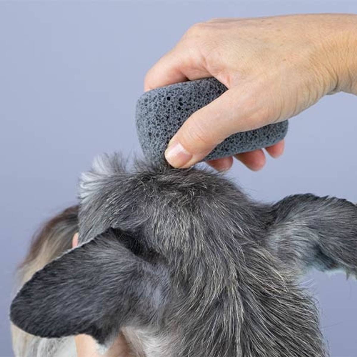 Grå trimme- og nappestein 8x4x3cm, Ibanez