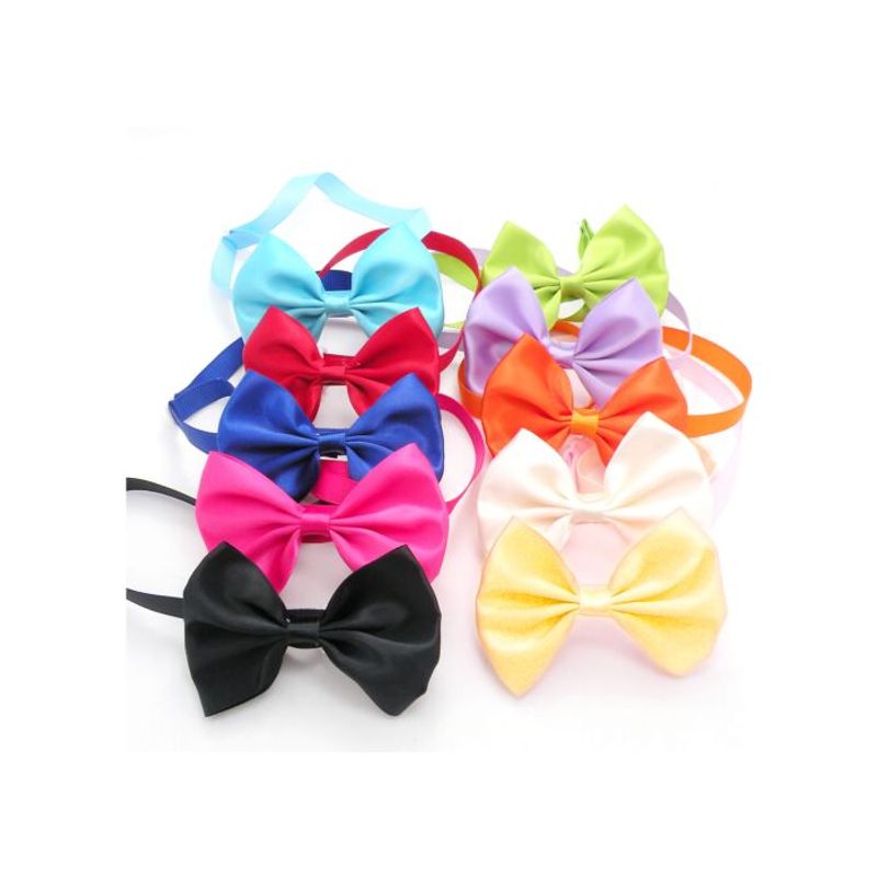 Canine Costume Dickie Bows Multicolor 10-pack Assorted, Show Tec