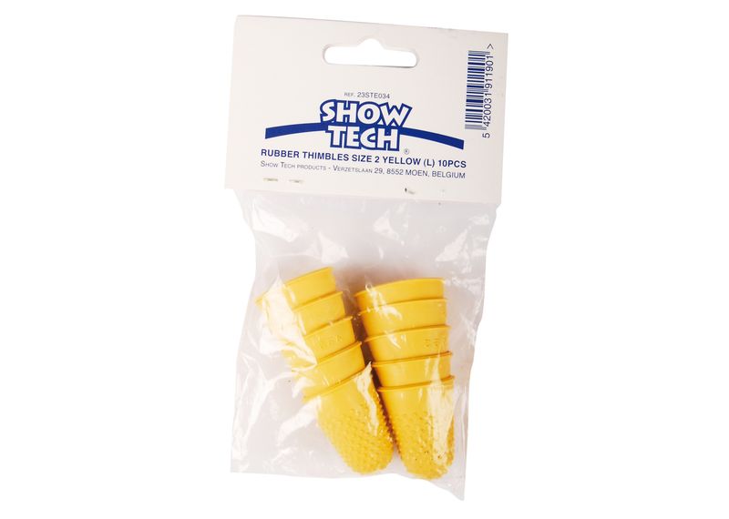 Finger beskyttelse for napping (M) , Pakker av 10stk, ShowTech