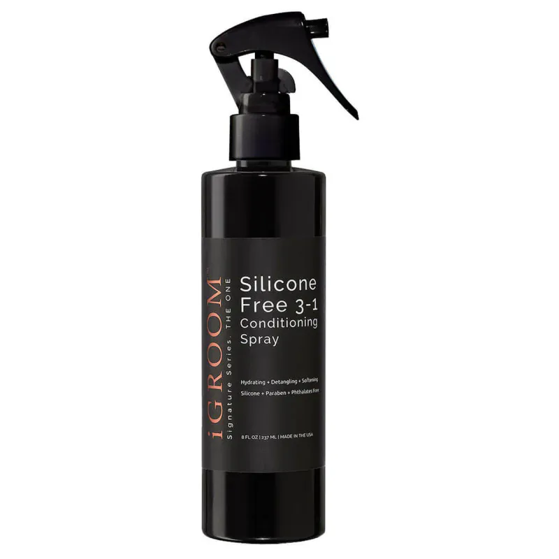 Silicone Free 3-1 Conditioning/Detangling Spray 3,78l, iGROOM