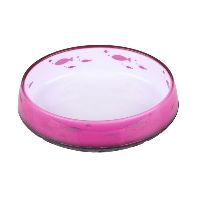 Hovedbilde Anti-Slip Cat Bowl Oval Pink 14,6cmx12,1cm - ...