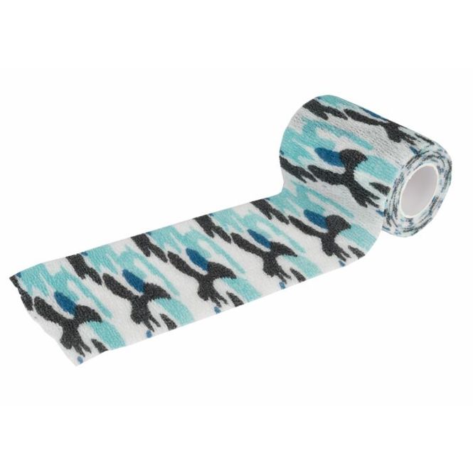 Hovedbilde Self-Cling Bandage Blue Camouflage 4.5 m x 7.5 ...