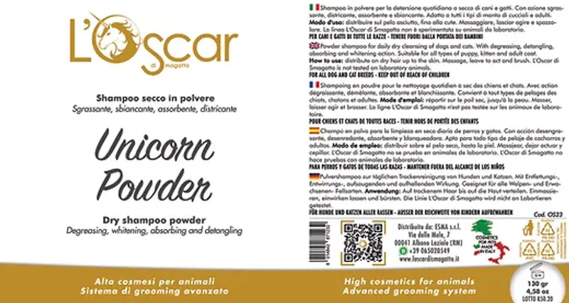Unicorn Powder - Powder Shampoo, 130gr. L'Oscar